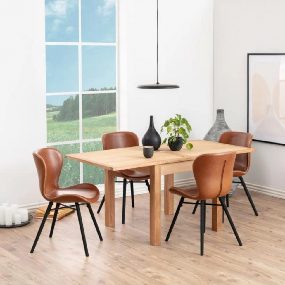 Krzesło 'Böda' - Czarny/Brazowy