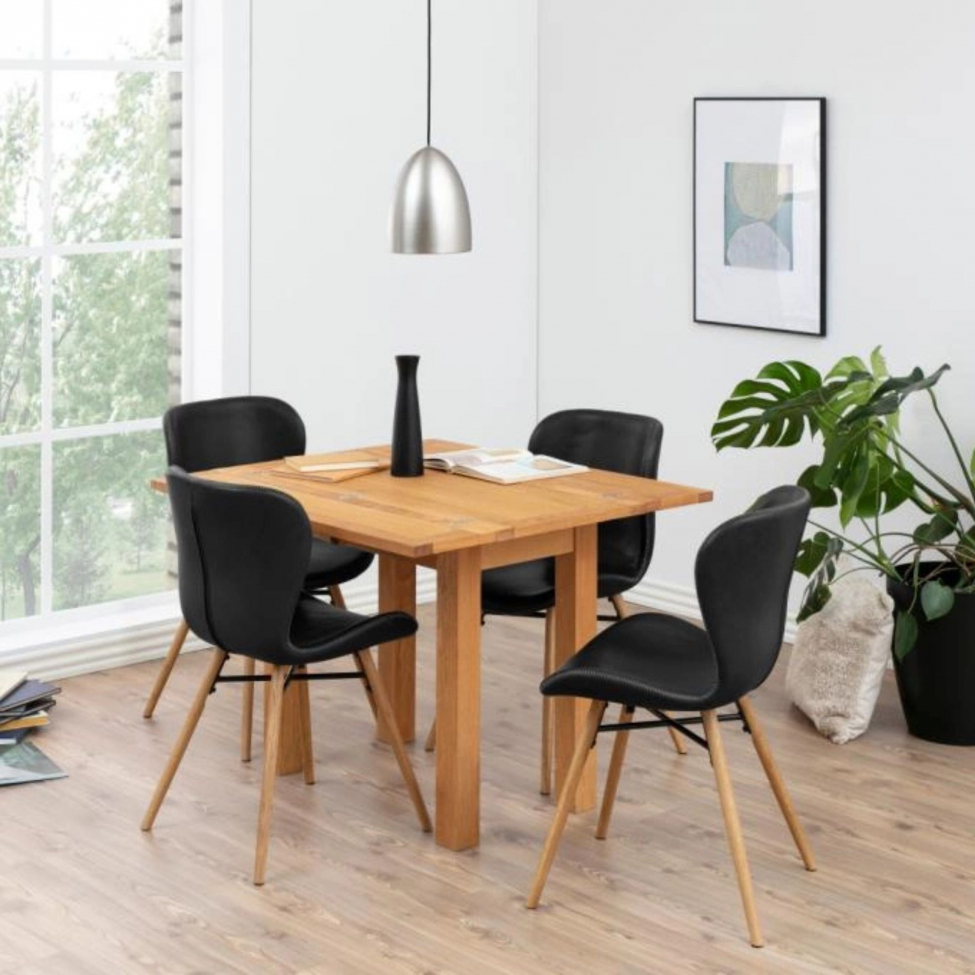 Krzesło 'Böda' - Naturalne/Czarne