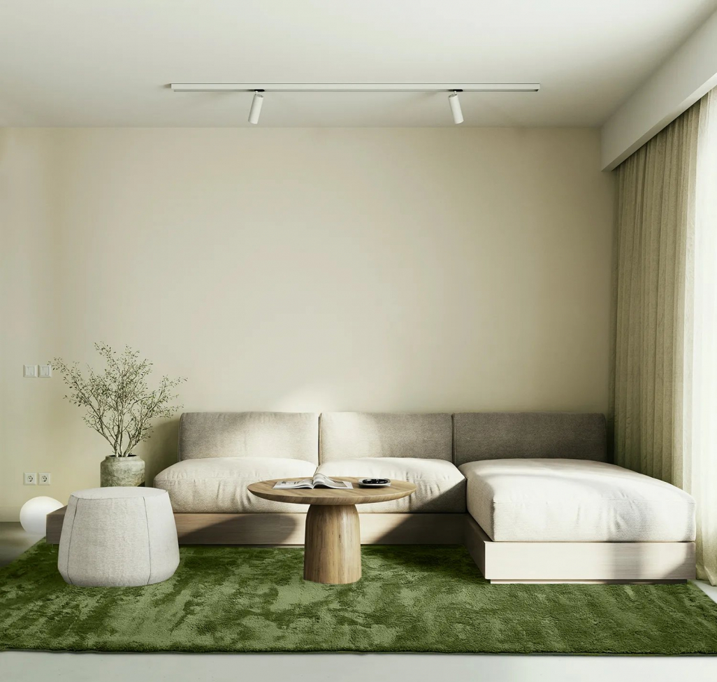 Dywan 'Aranga Super Soft' - Oliwkowy