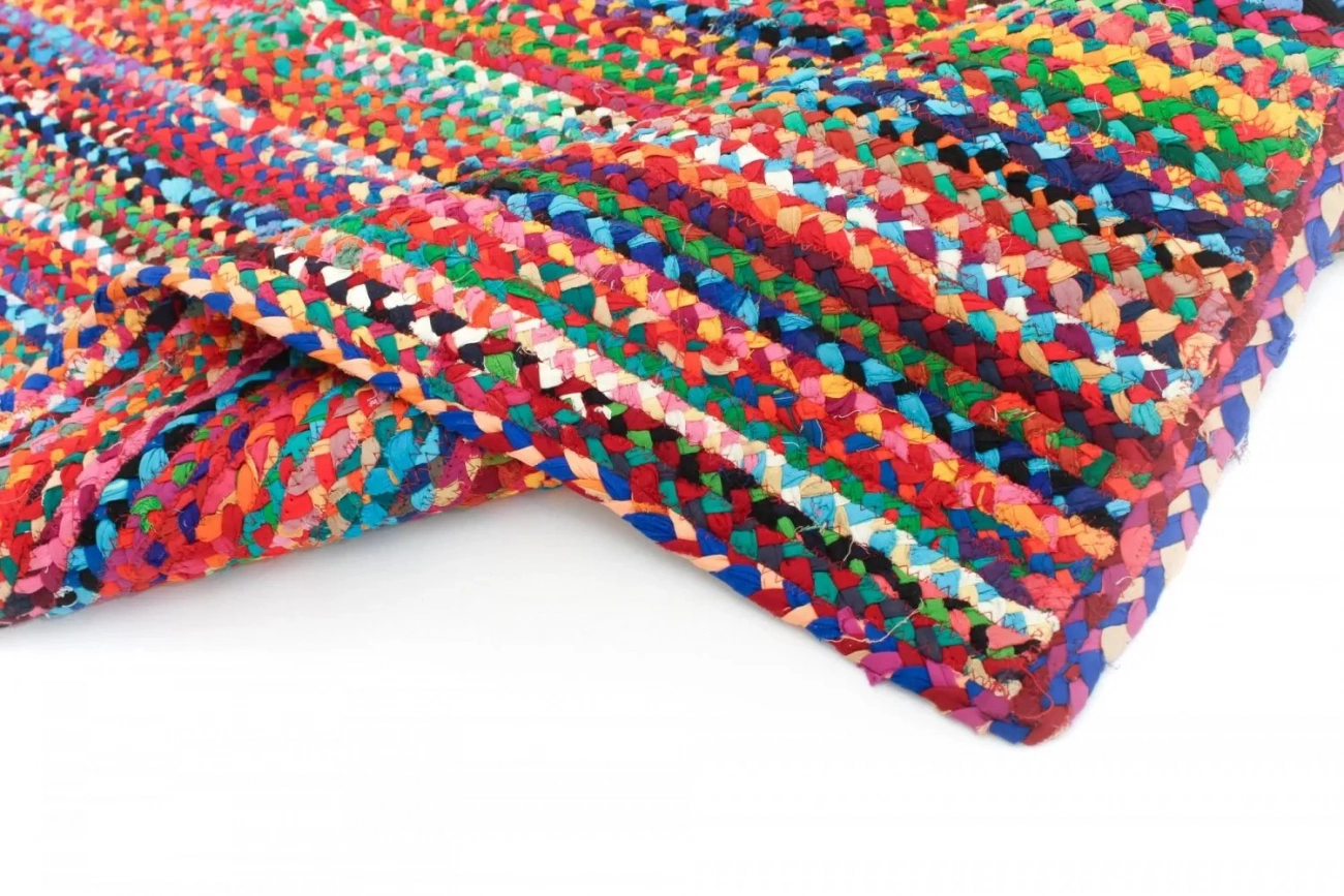 Chodnik szmaciak 'Flätan' - Multikolor