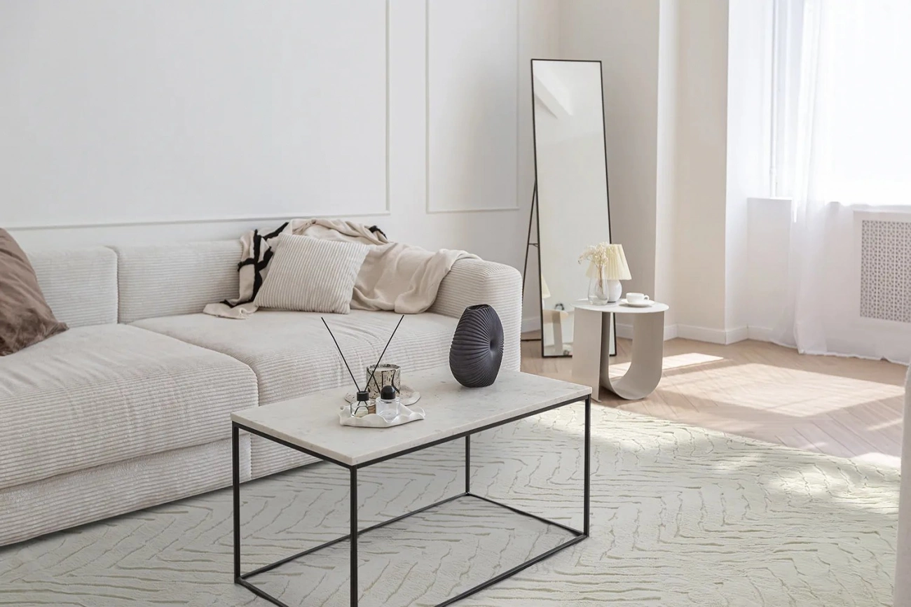 Dywan Shaggy 'Wren' - Biały