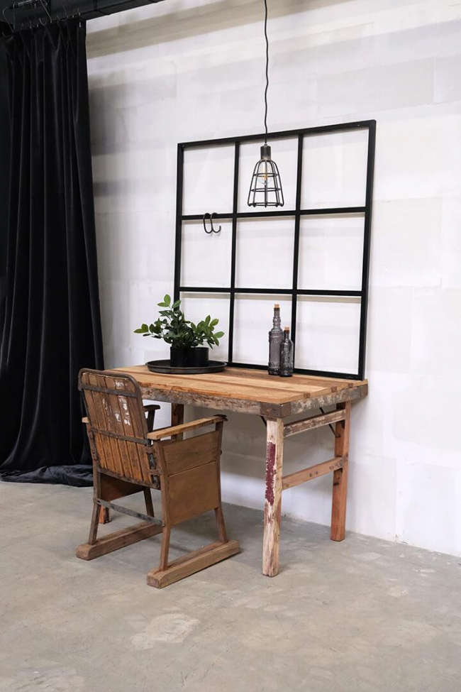 Ściana przemysłowa 'Nowy Jork' S - Czarne