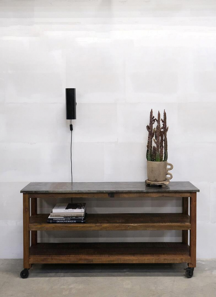 Doniczka 'Bernie' - Szara