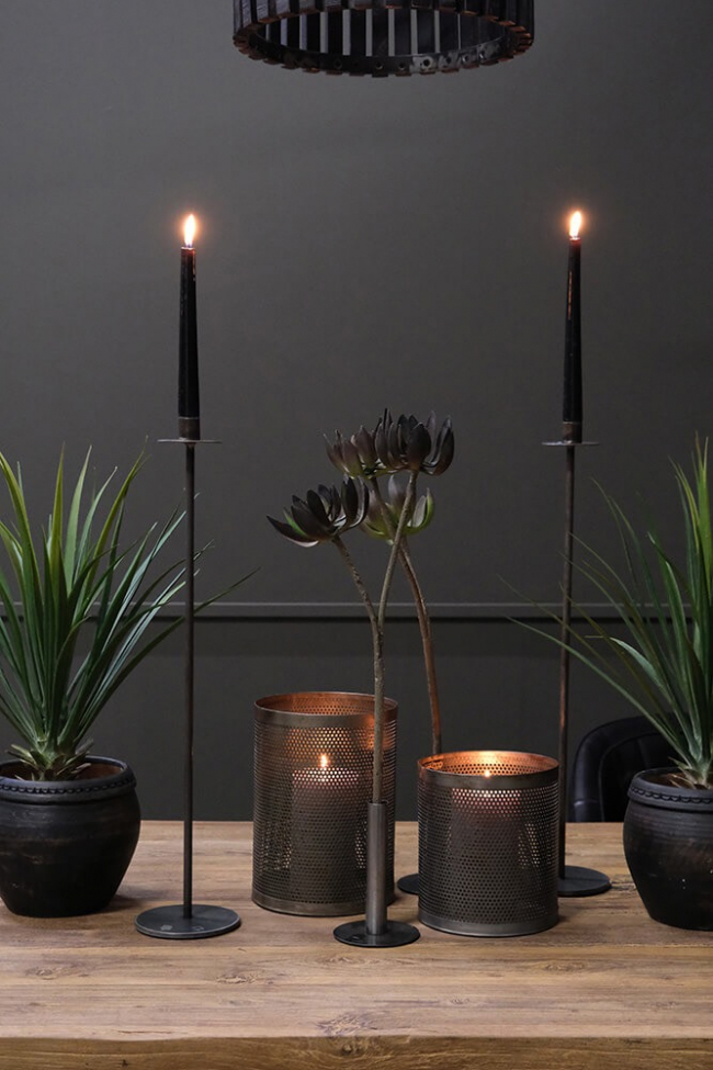 Świecznik 'Dean' S - Żelazo