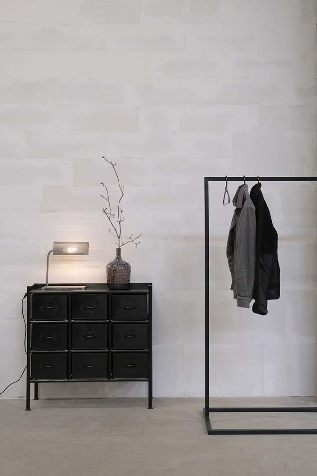 Wieszak na ubrania 'Large' - Czarny