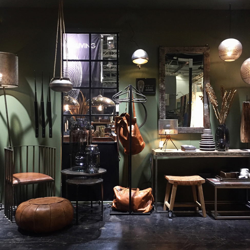 Pufa Vintage - Skóra z recyklingu