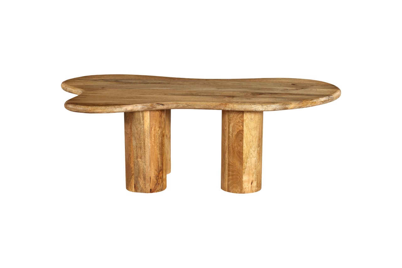 Stolik kawowy 'Verona' 110m - Naturalny