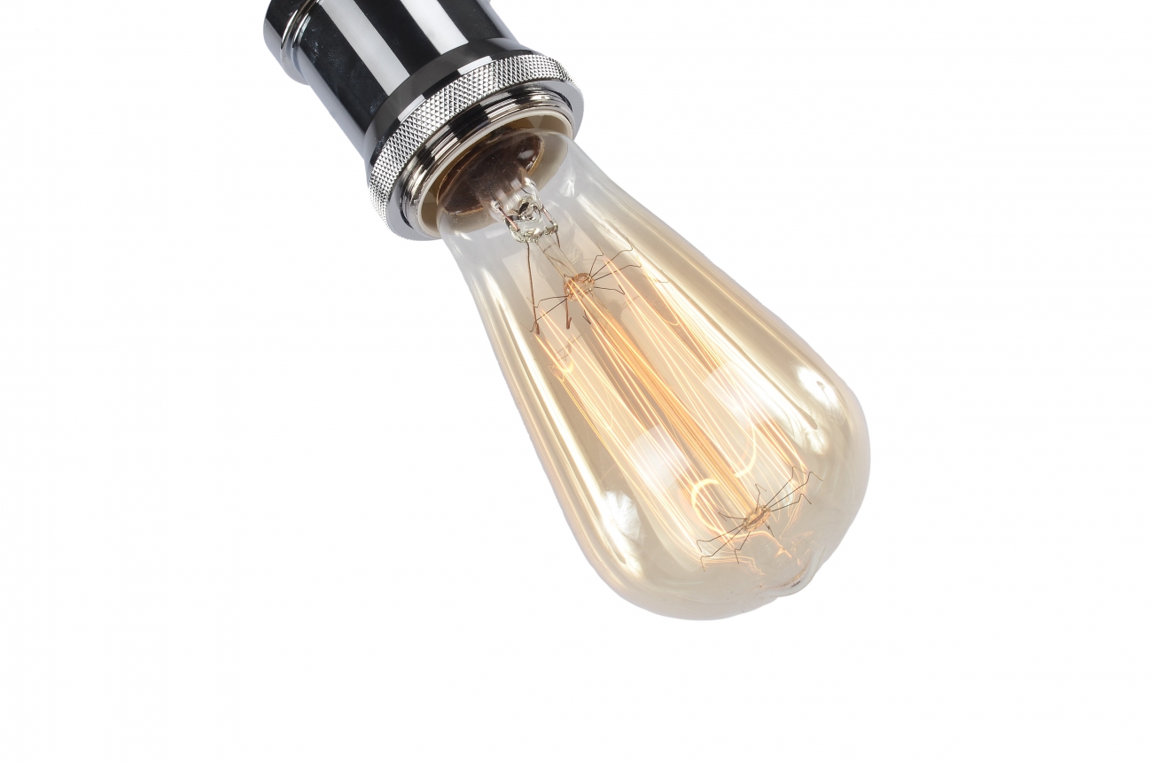 Lampa sufitowa 'Chrome' - Szkło/Metal