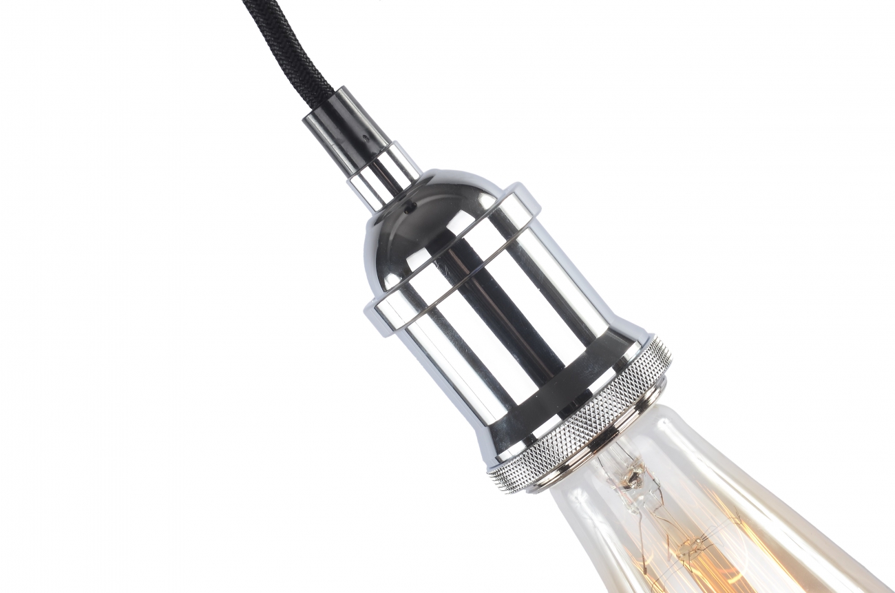 Lampa sufitowa 'Chrome' - Szkło/Metal