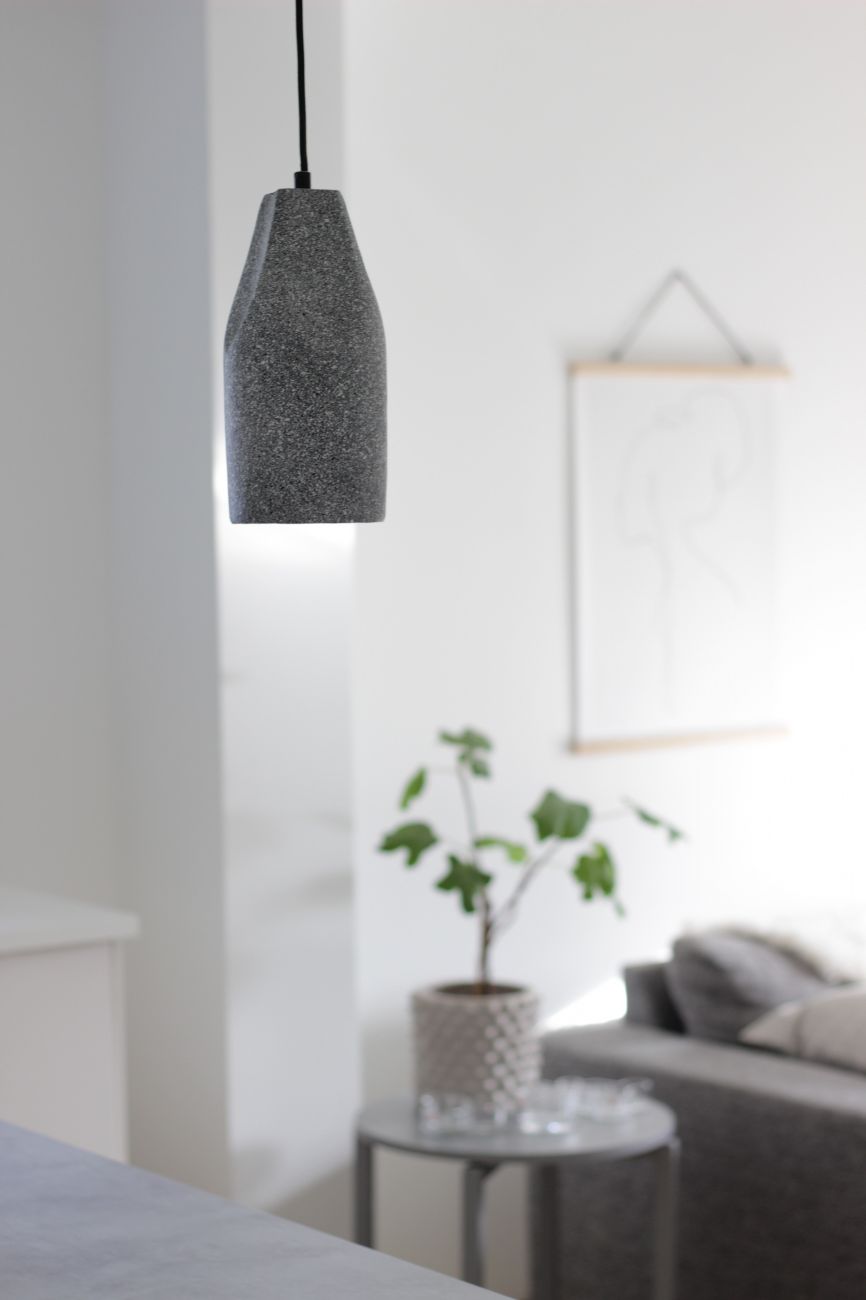 Lampa sufitowa 'Stone Cylinder' - Cement