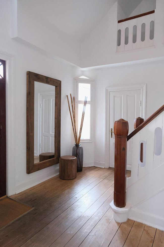 Okrągły stolik boczny Vintage - Drewno