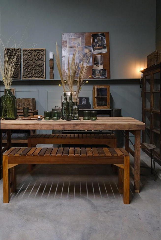 Stara ławka drewniana Vintage - Drewno