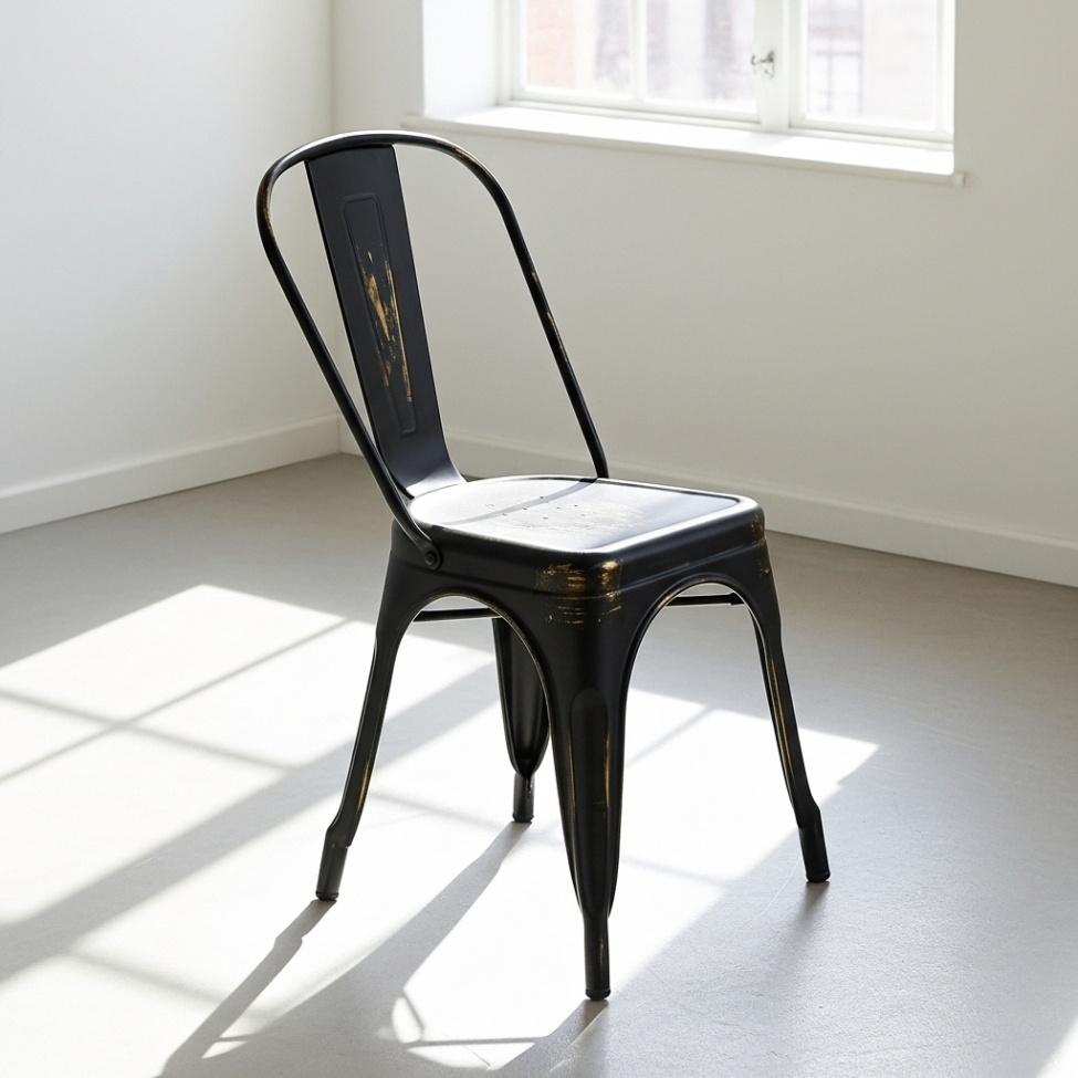 Krzesło 'Montmartre' - Vintage czarny/antyk