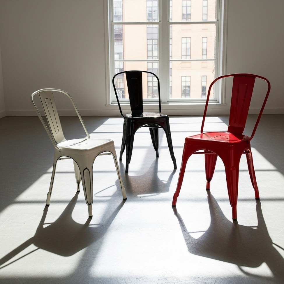 Krzesło 'Montmartre' - Vintage czarny/antyk