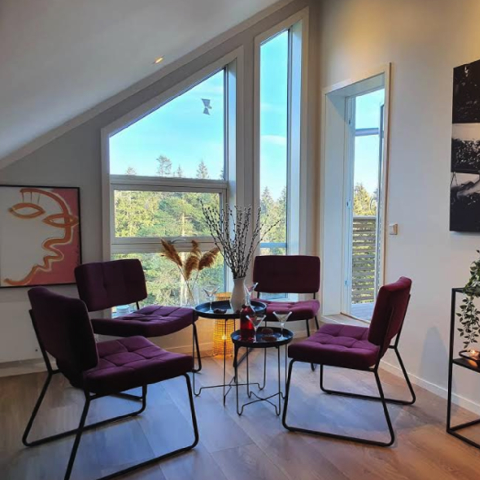 Fotel 'Kelly' - Burgund/Samet