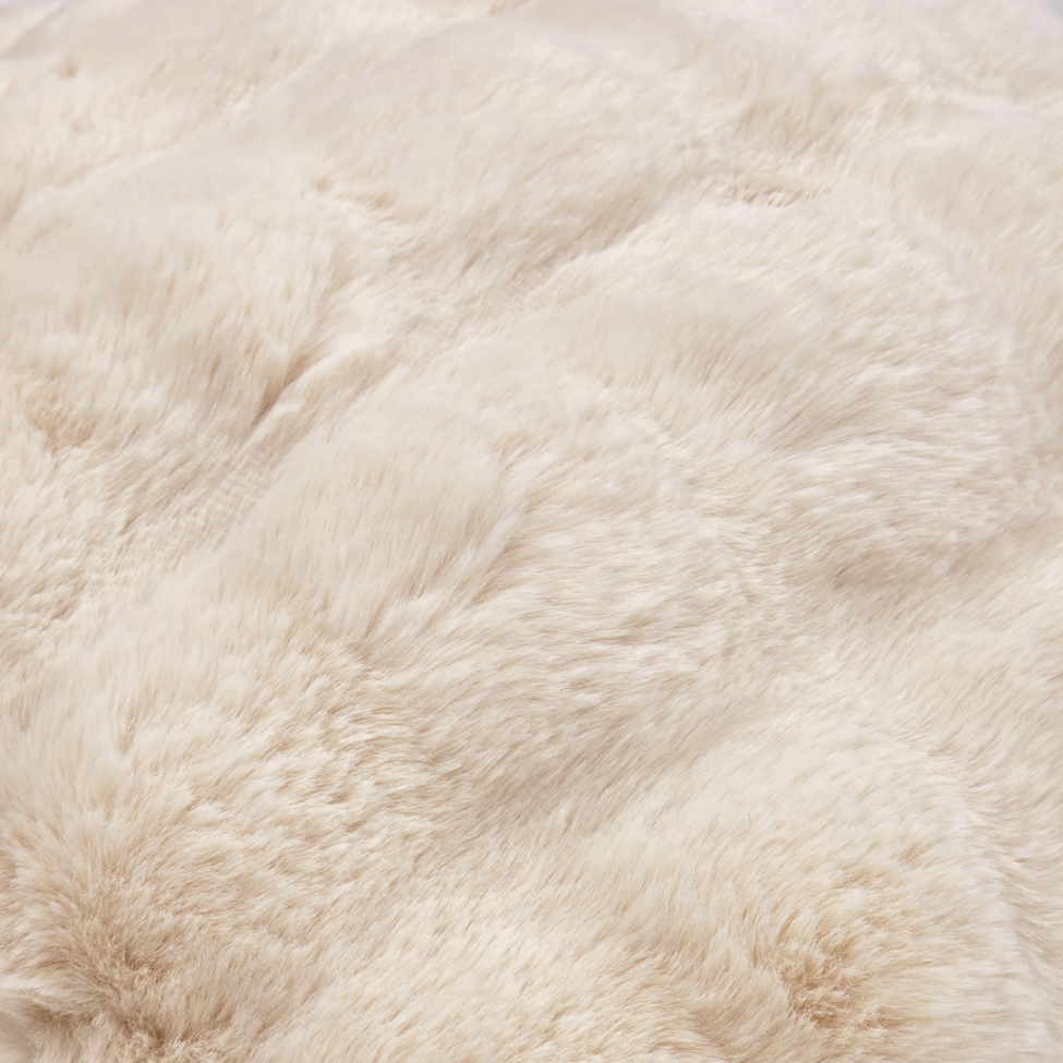 Poszewka na poduszkę 'Aranga Bubble' 45x45cm - Beżowa