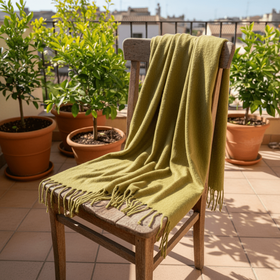 Krata 'Samantha' 130x170cm - Oliwkowa zieleń