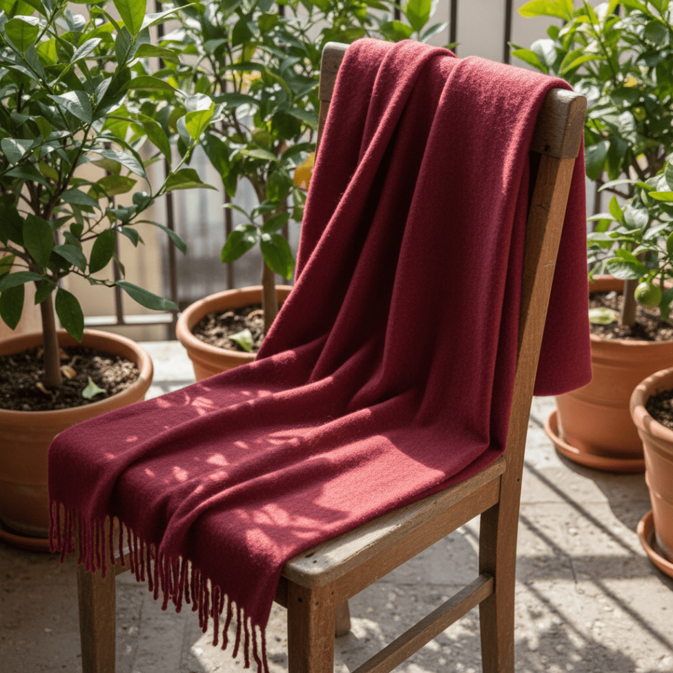 Krata 'Samantha' 130x170cm - Ciemnoczerwona