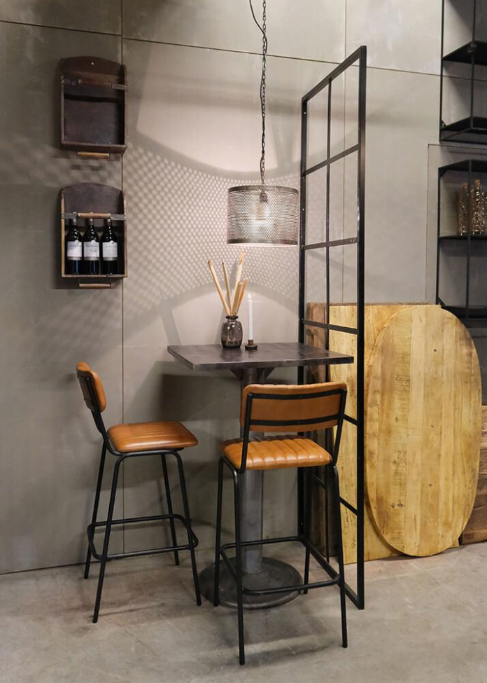 Ściana przemysłowa 'Nowy Jork' L - Czarne