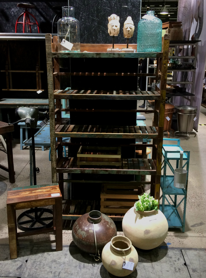 Regał 'Rustyk' - Drewno z recyklingu